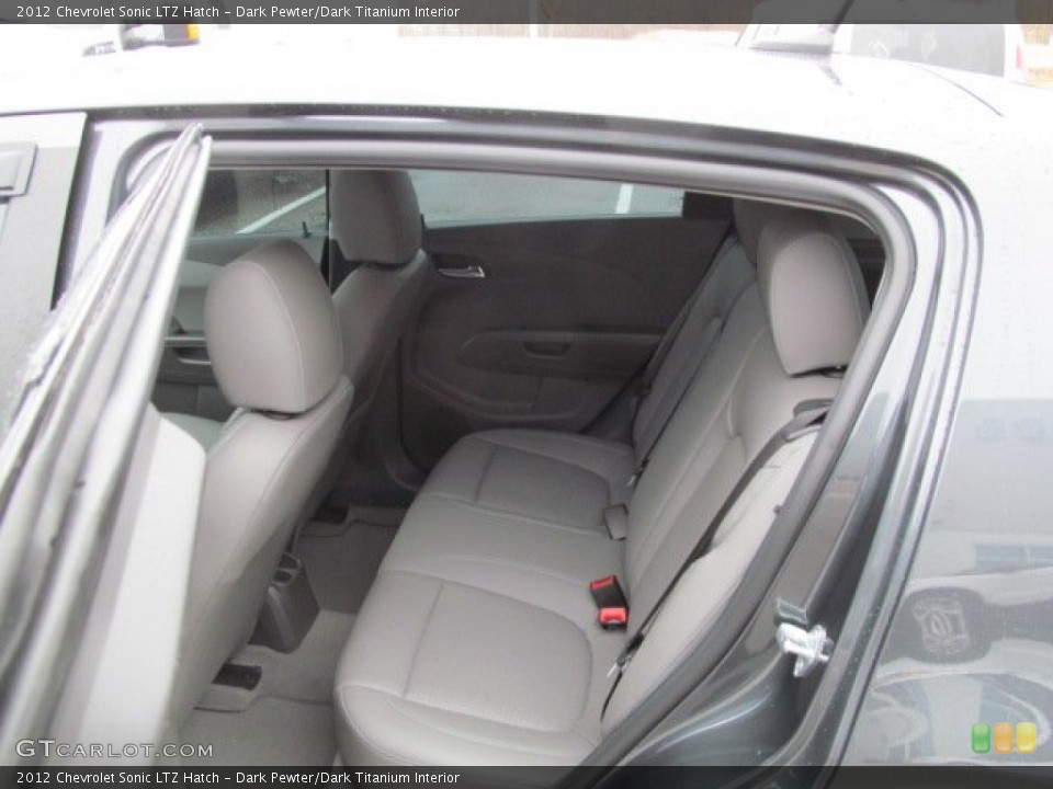 Dark Pewter/Dark Titanium Interior Rear Seat for the 2012 Chevrolet Sonic LTZ Hatch #77593115