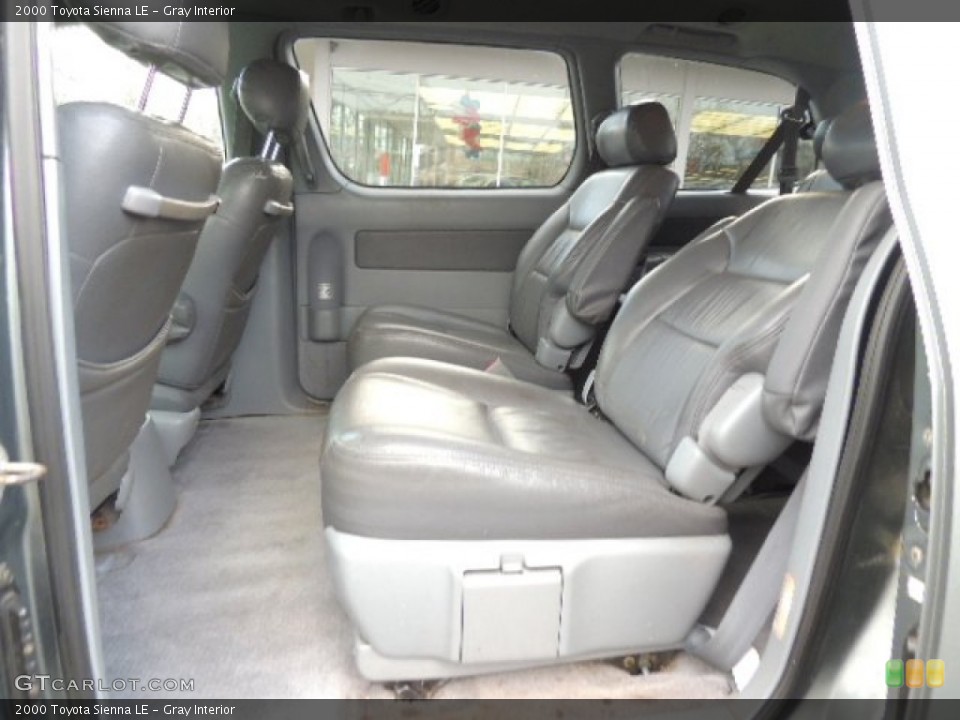 Gray Interior Rear Seat for the 2000 Toyota Sienna LE #77593578