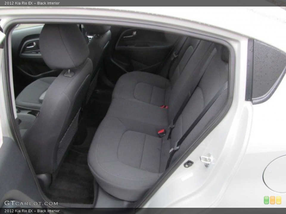 Black Interior Rear Seat for the 2012 Kia Rio EX #77593628