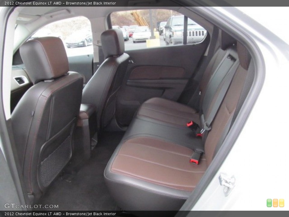 Brownstone/Jet Black Interior Rear Seat for the 2012 Chevrolet Equinox LT AWD #77593683