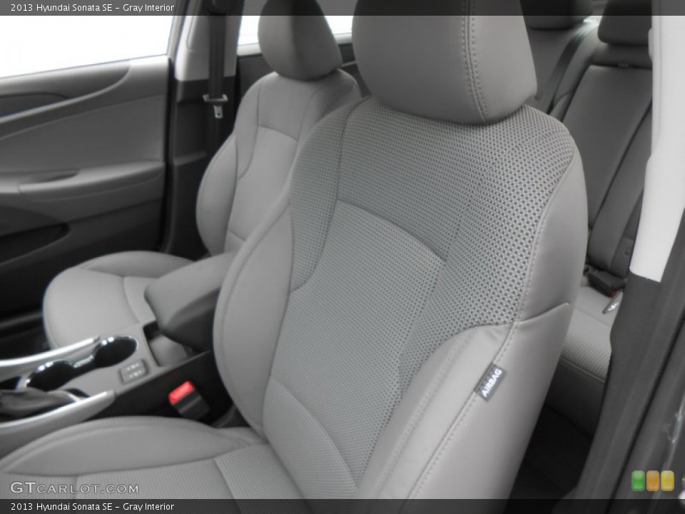 Gray Interior Front Seat for the 2013 Hyundai Sonata SE #77593926