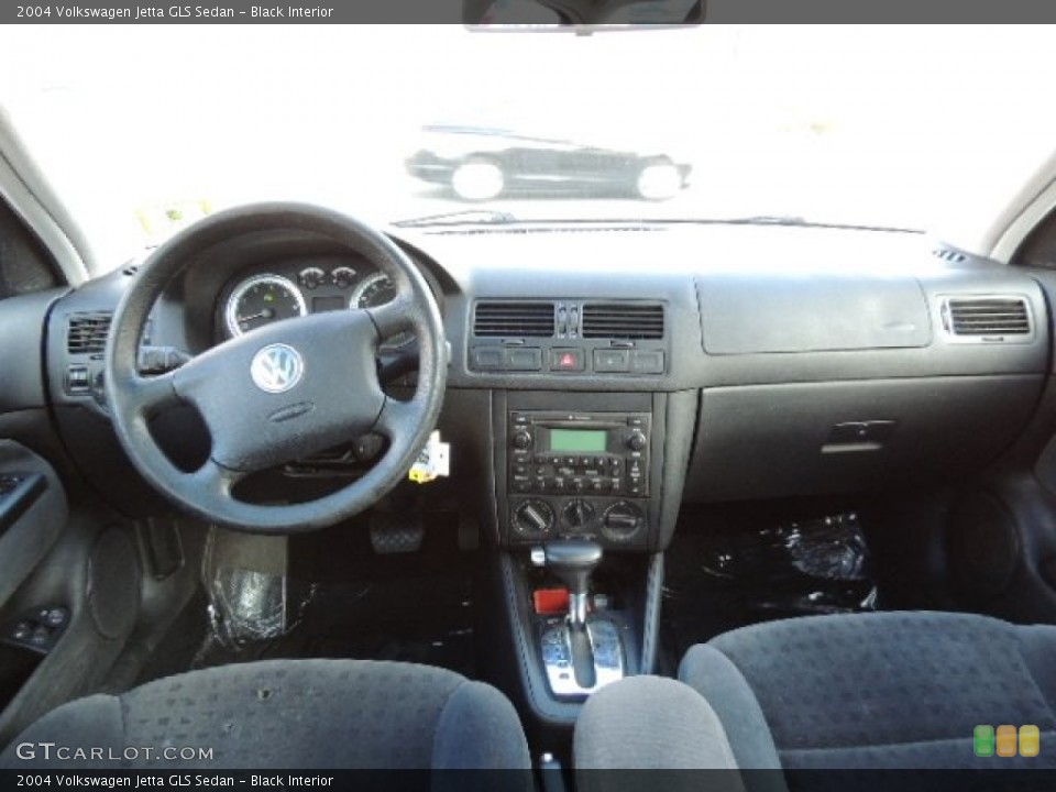 Black Interior Dashboard for the 2004 Volkswagen Jetta GLS Sedan #77593983