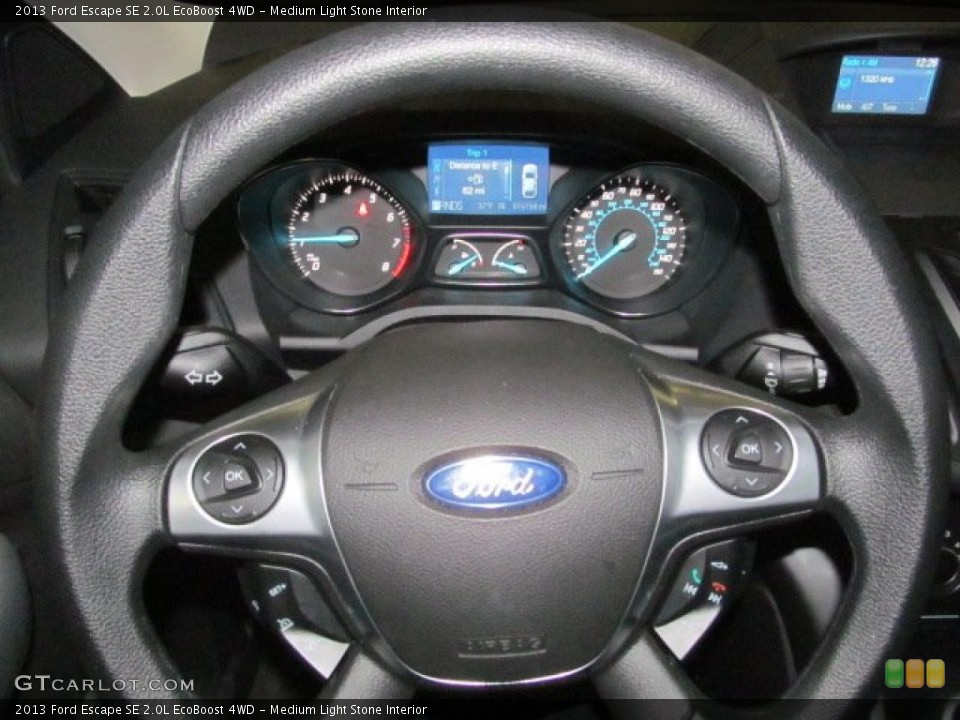 Medium Light Stone Interior Steering Wheel for the 2013 Ford Escape SE 2.0L EcoBoost 4WD #77595093