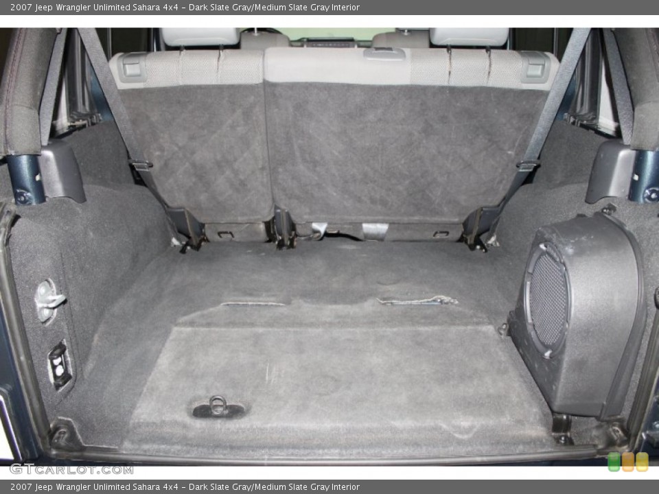 Dark Slate Gray/Medium Slate Gray Interior Trunk for the 2007 Jeep Wrangler Unlimited Sahara 4x4 #77595601