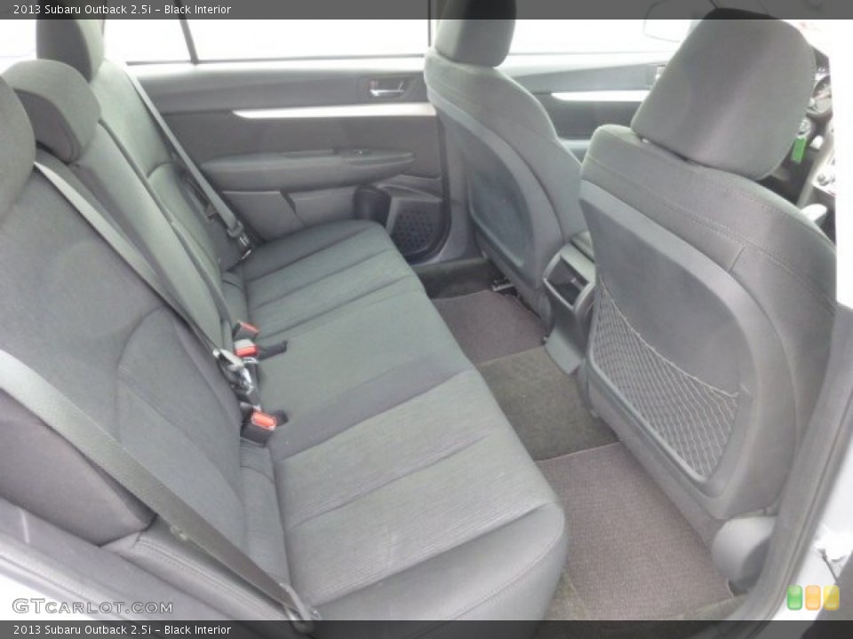 Black Interior Rear Seat for the 2013 Subaru Outback 2.5i #77596131