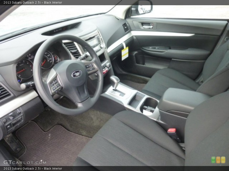 Black Interior Prime Interior for the 2013 Subaru Outback 2.5i #77596243