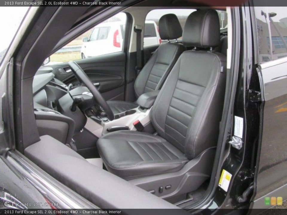 Charcoal Black Interior Front Seat for the 2013 Ford Escape SEL 2.0L EcoBoost 4WD #77596260