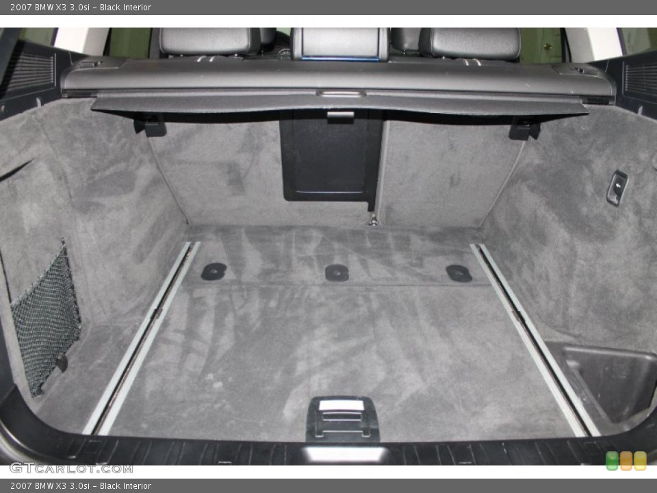 Black Interior Trunk for the 2007 BMW X3 3.0si #77596368