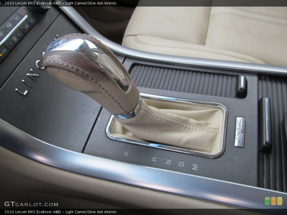 Light Camel/Olive Ash Interior Transmission for the 2010 Lincoln MKS EcoBoost AWD #77597422