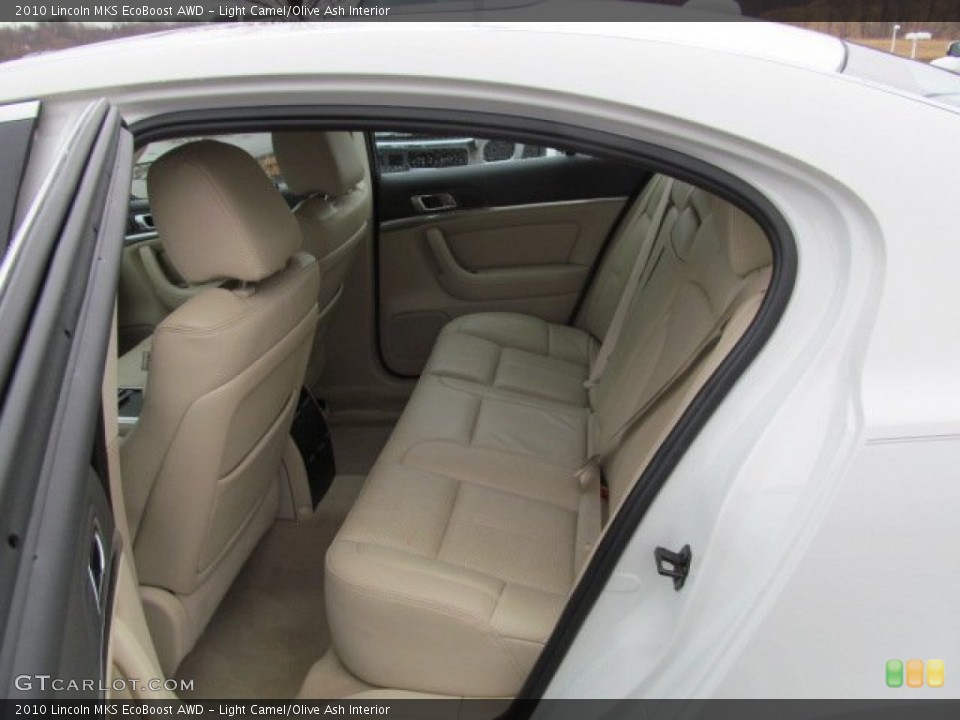 Light Camel/Olive Ash Interior Rear Seat for the 2010 Lincoln MKS EcoBoost AWD #77597487