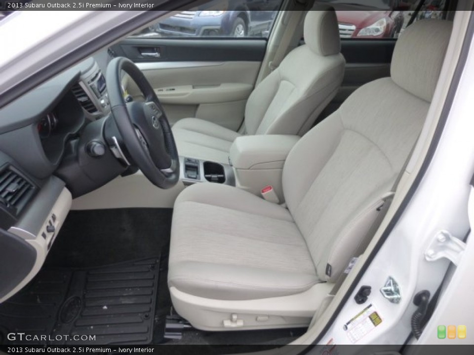 Ivory Interior Front Seat for the 2013 Subaru Outback 2.5i Premium #77598750