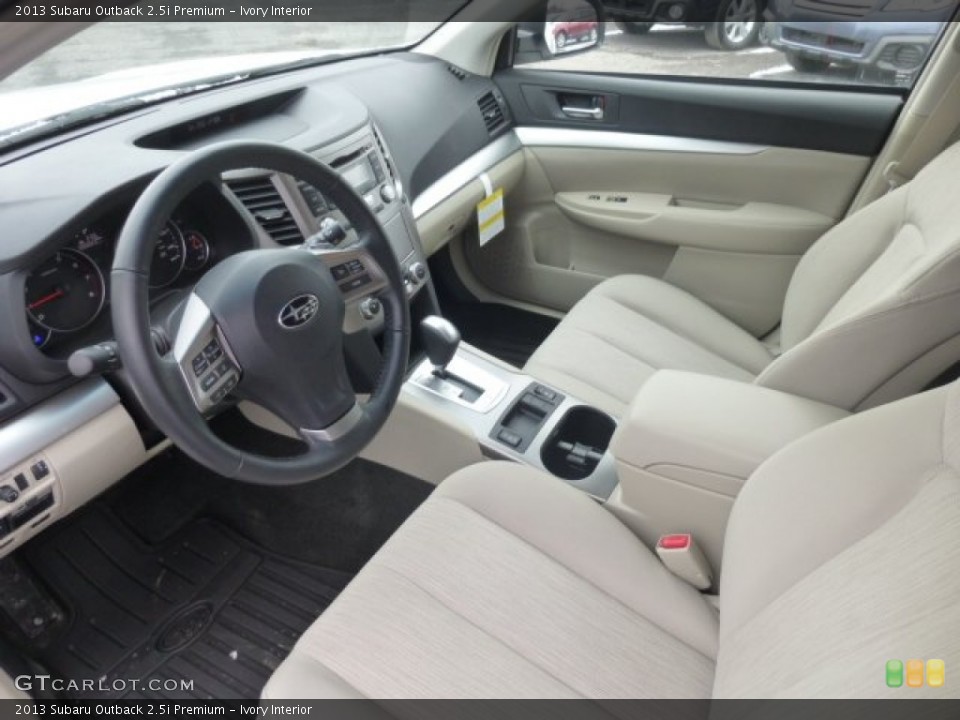Ivory 2013 Subaru Outback Interiors