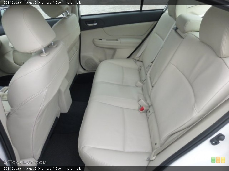 Ivory Interior Rear Seat for the 2013 Subaru Impreza 2.0i Limited 4 Door #77599485