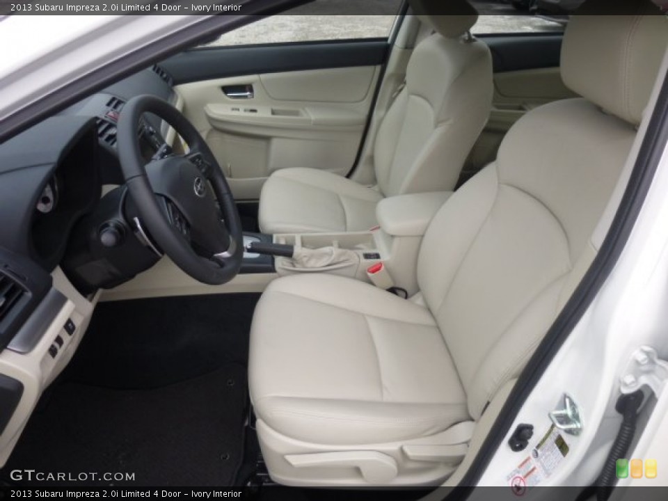 Ivory Interior Photo for the 2013 Subaru Impreza 2.0i Limited 4 Door #77599526
