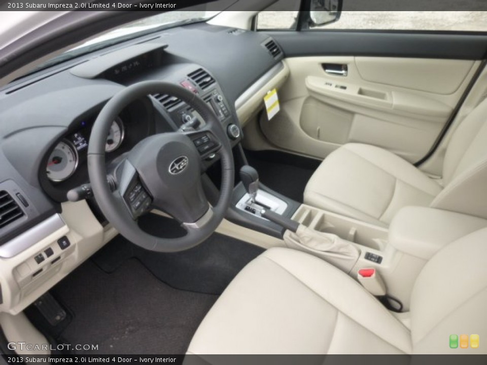 Ivory Interior Prime Interior for the 2013 Subaru Impreza 2.0i Limited 4 Door #77599545