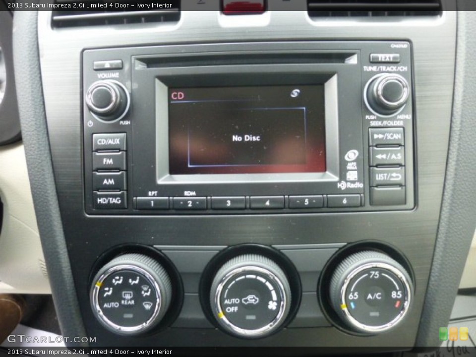 Ivory Interior Controls for the 2013 Subaru Impreza 2.0i Limited 4 Door #77599596