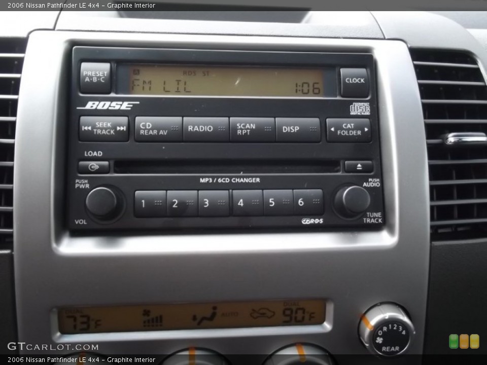 Graphite Interior Audio System for the 2006 Nissan Pathfinder LE 4x4 #77599815