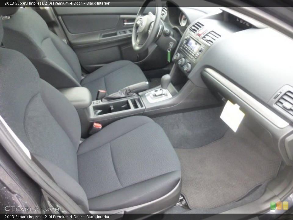 Black Interior Photo for the 2013 Subaru Impreza 2.0i Premium 4 Door #77599818
