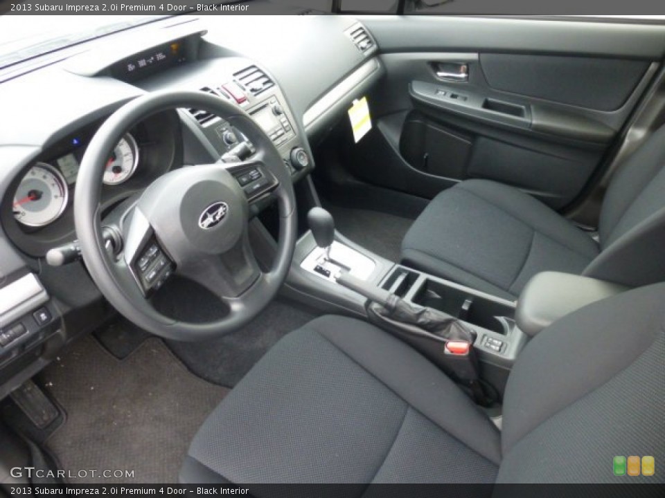 Black Interior Prime Interior for the 2013 Subaru Impreza 2.0i Premium 4 Door #77599920