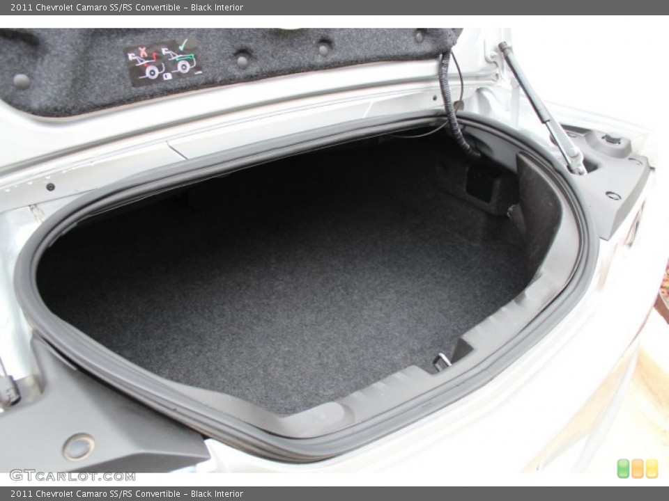 Black Interior Trunk for the 2011 Chevrolet Camaro SS/RS Convertible #77600121