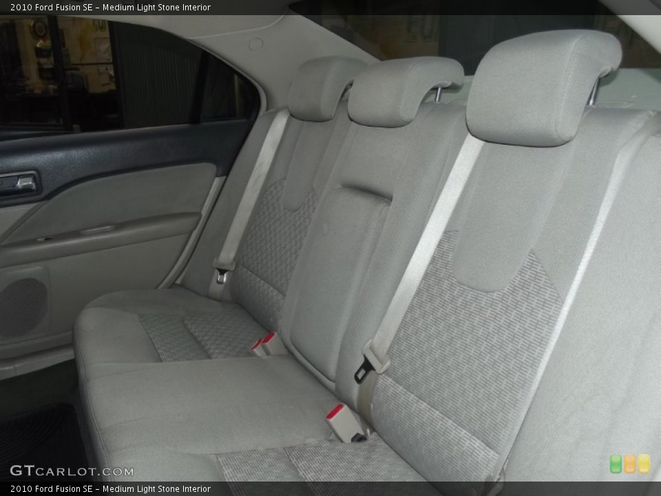 Medium Light Stone Interior Rear Seat for the 2010 Ford Fusion SE #77600166