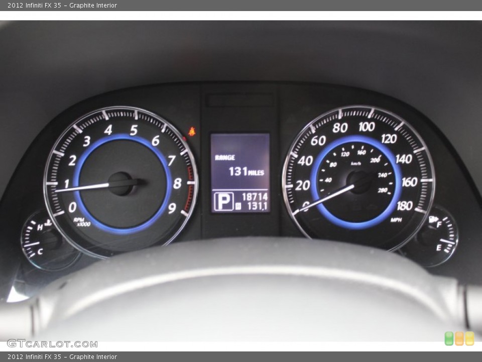 Graphite Interior Gauges for the 2012 Infiniti FX 35 #77600907