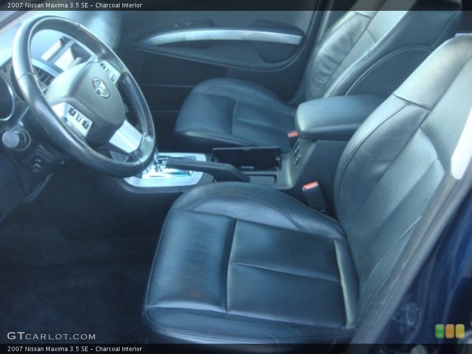Charcoal Interior Front Seat for the 2007 Nissan Maxima 3.5 SE #77602109