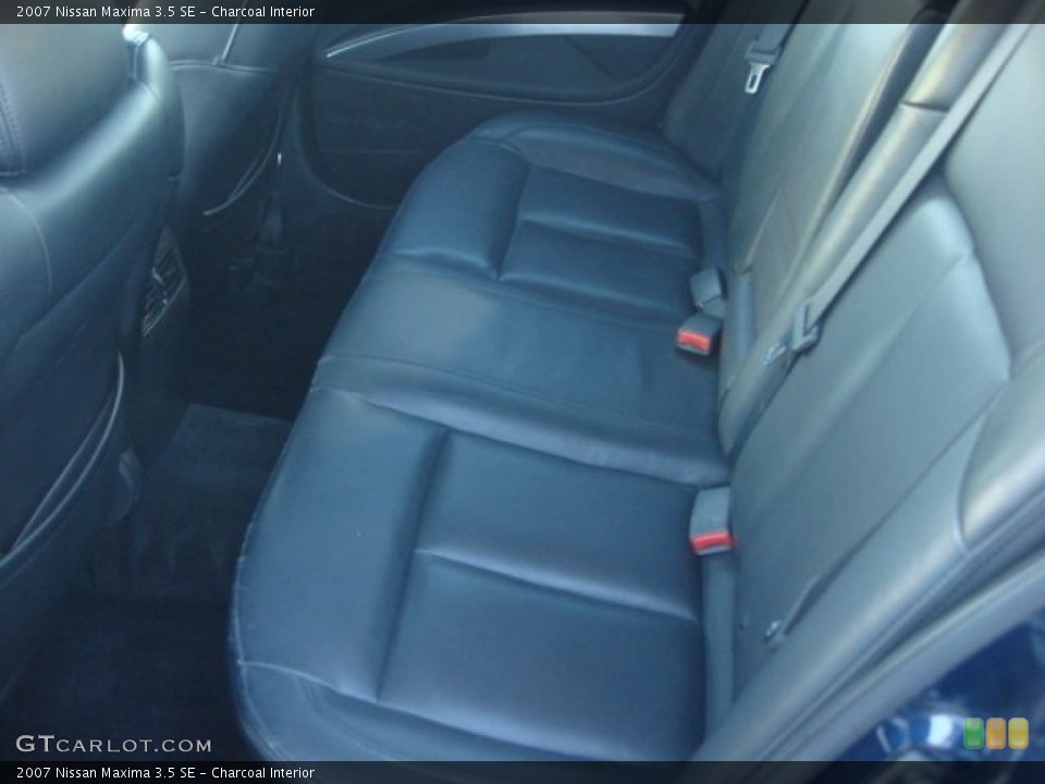 Charcoal Interior Rear Seat for the 2007 Nissan Maxima 3.5 SE #77602122