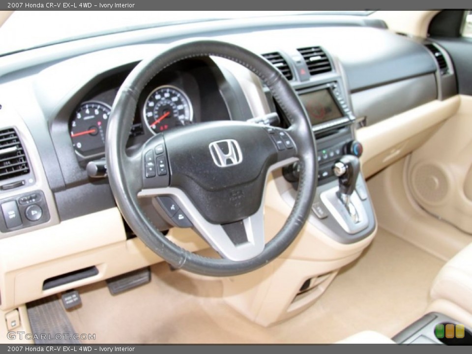 Ivory Interior Dashboard for the 2007 Honda CR-V EX-L 4WD #77602417