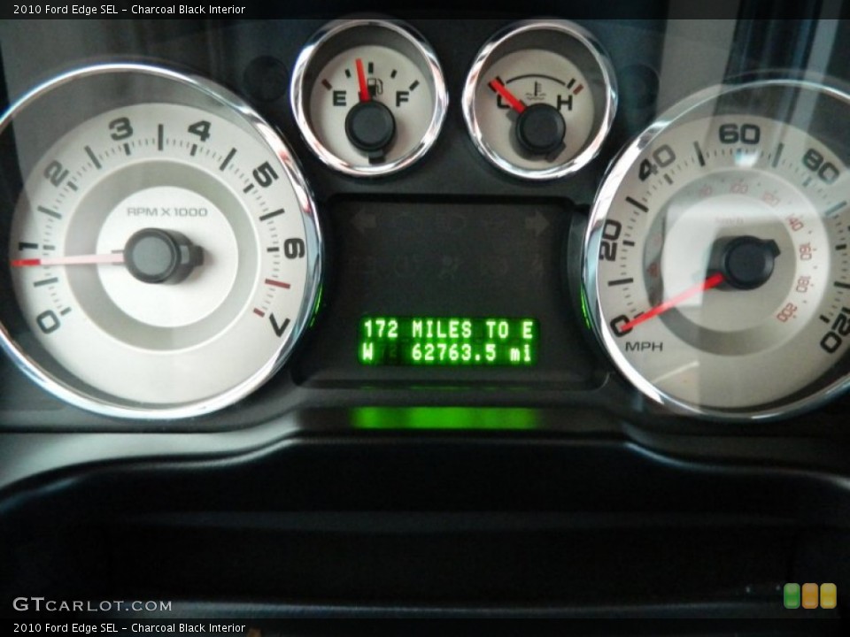 Charcoal Black Interior Gauges for the 2010 Ford Edge SEL #77602503