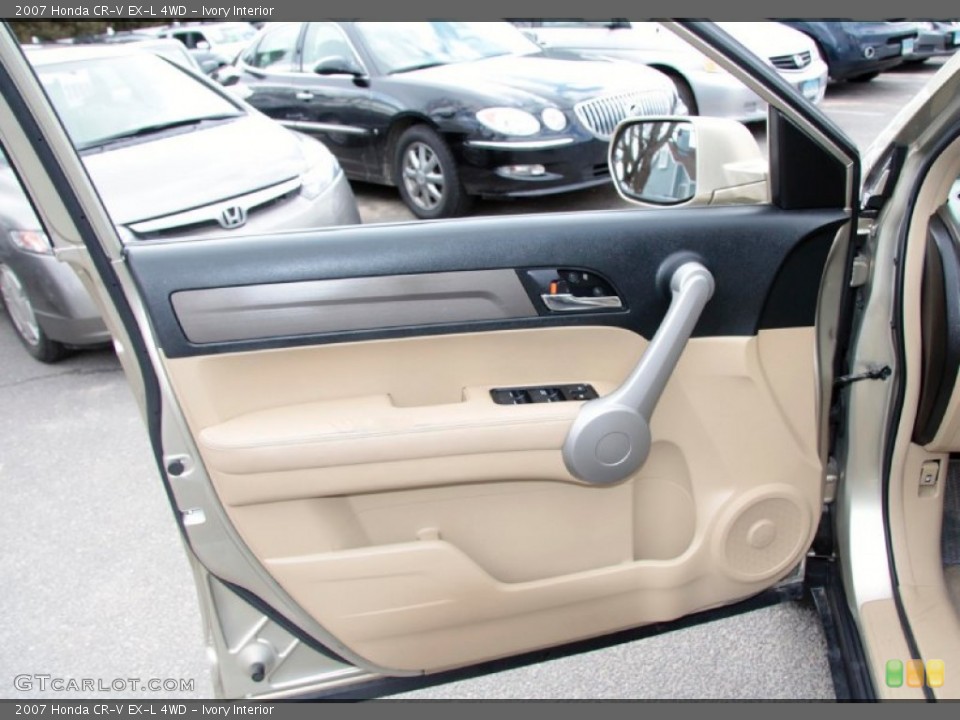 Ivory Interior Door Panel for the 2007 Honda CR-V EX-L 4WD #77602671