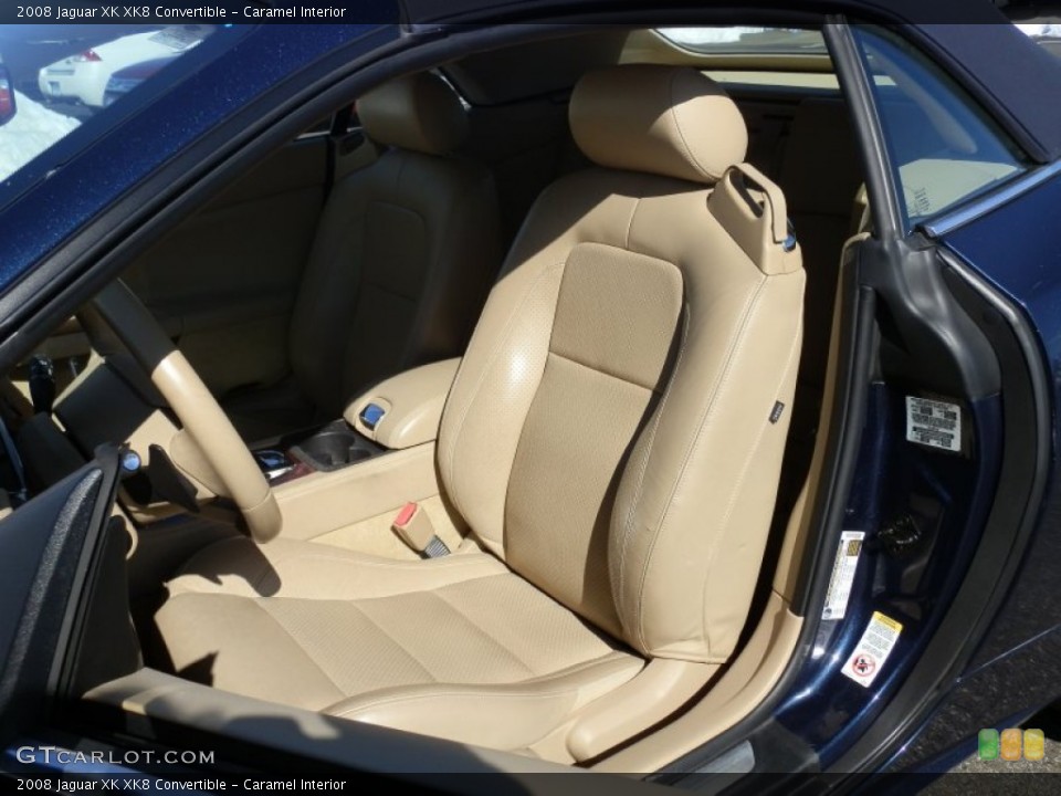 Caramel Interior Front Seat for the 2008 Jaguar XK XK8 Convertible #77602731