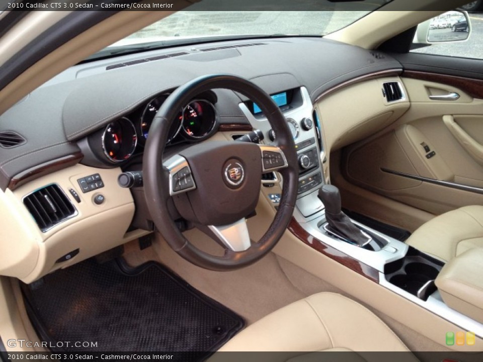 Cashmere/Cocoa Interior Prime Interior for the 2010 Cadillac CTS 3.0 Sedan #77603053