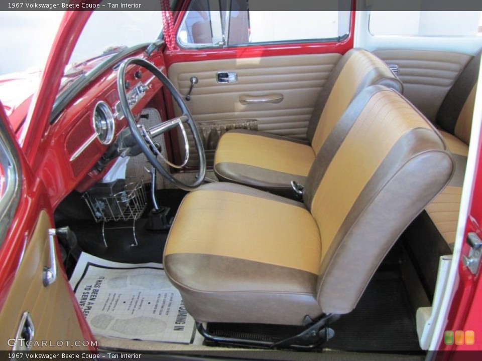 Tan Interior Photo for the 1967 Volkswagen Beetle Coupe #77604171