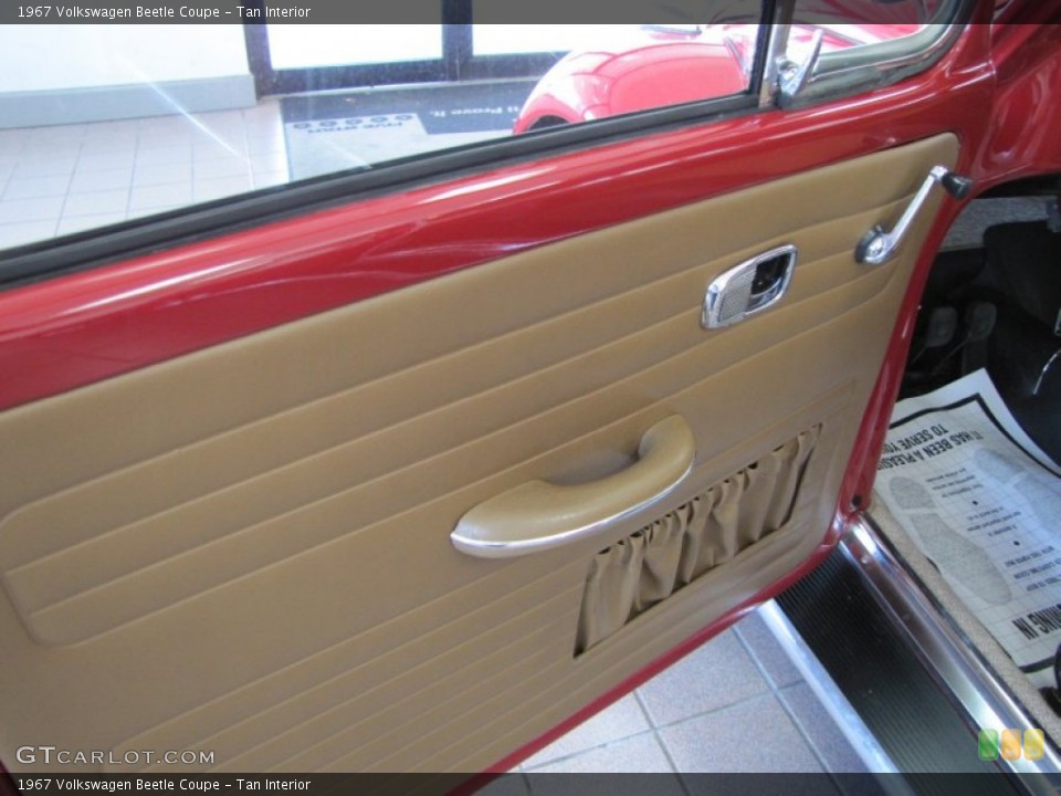 Tan Interior Door Panel for the 1967 Volkswagen Beetle Coupe #77604192