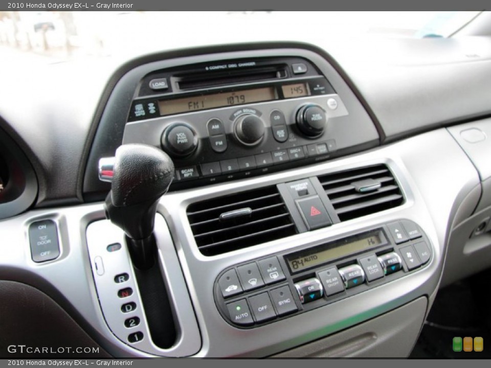 Gray Interior Controls for the 2010 Honda Odyssey EX-L #77604263