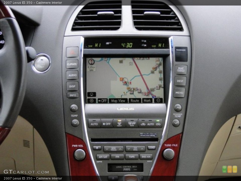 Cashmere Interior Navigation for the 2007 Lexus ES 350 #77604615