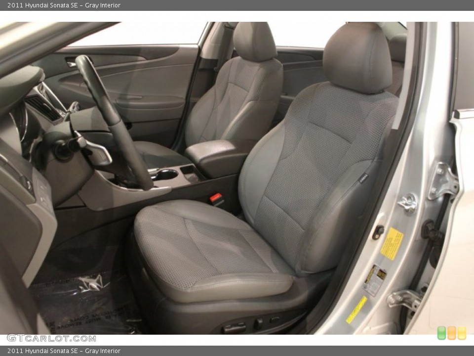 Gray Interior Front Seat for the 2011 Hyundai Sonata SE #77605848