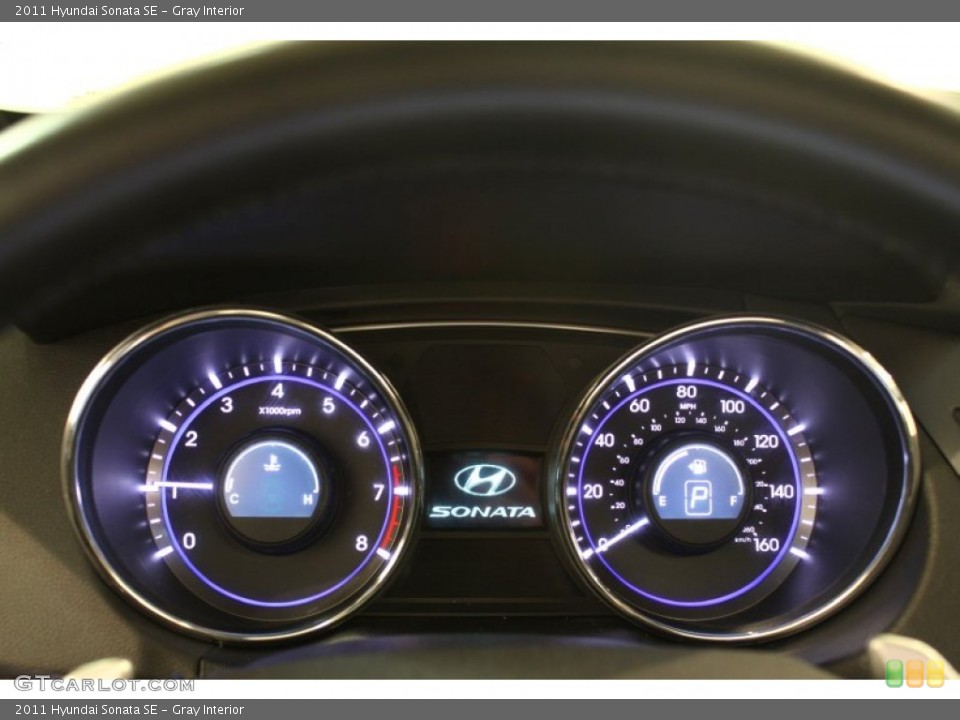 Gray Interior Gauges for the 2011 Hyundai Sonata SE #77605872