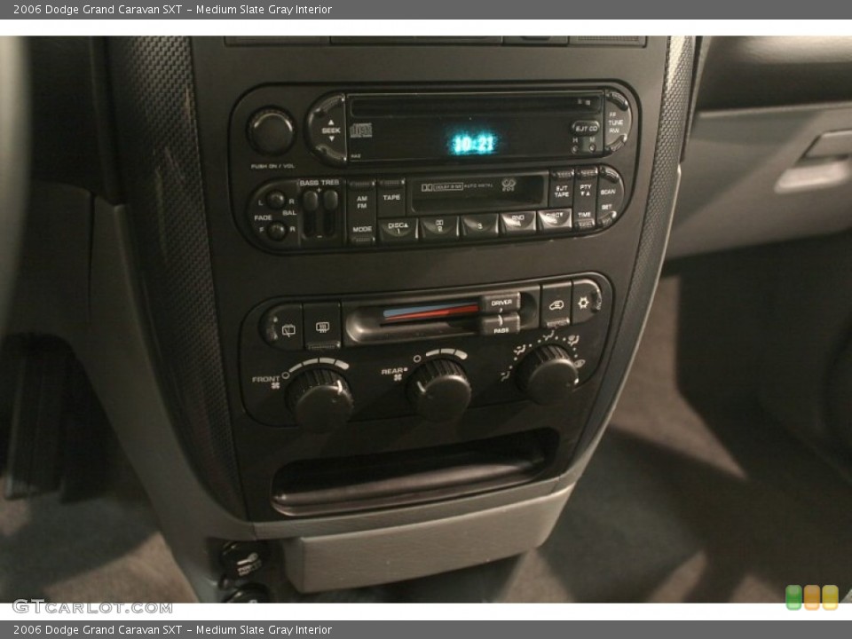 Medium Slate Gray Interior Controls for the 2006 Dodge Grand Caravan SXT #77606730