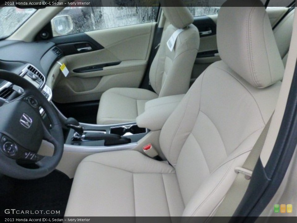 Ivory Interior Front Seat for the 2013 Honda Accord EX-L Sedan #77606979