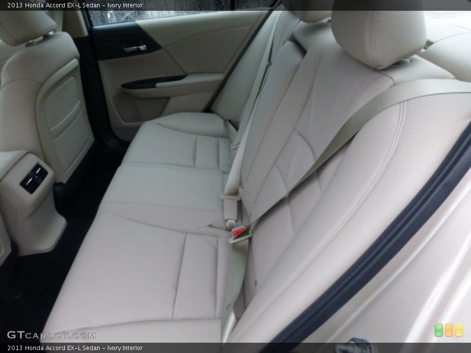 Ivory Interior Rear Seat for the 2013 Honda Accord EX-L Sedan #77606988