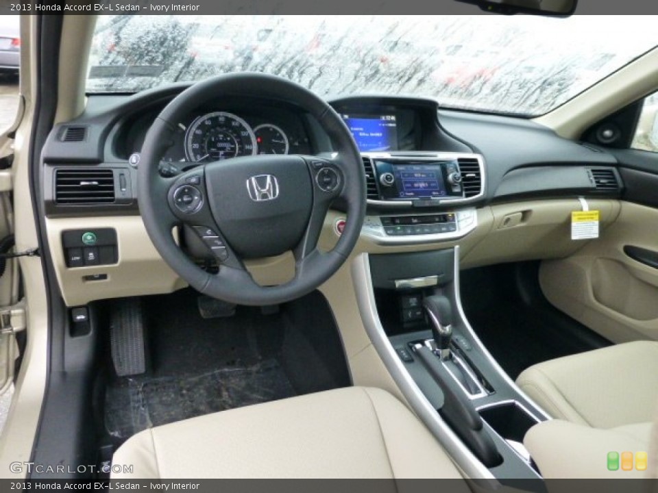 Ivory Interior Prime Interior for the 2013 Honda Accord EX-L Sedan #77607000