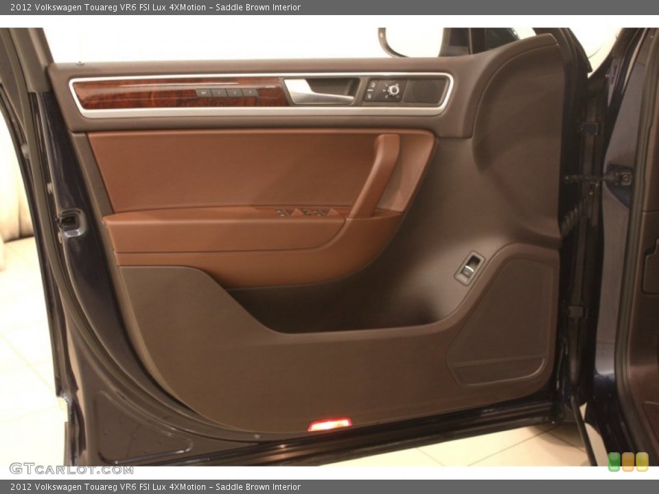 Saddle Brown Interior Door Panel for the 2012 Volkswagen Touareg VR6 FSI Lux 4XMotion #77607132