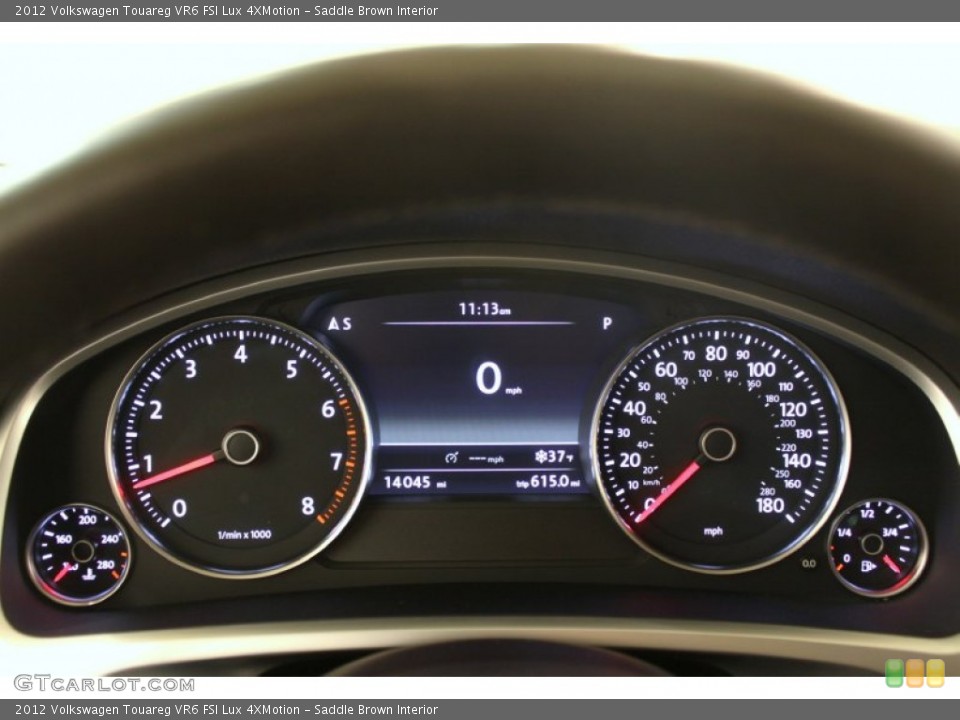 Saddle Brown Interior Gauges for the 2012 Volkswagen Touareg VR6 FSI Lux 4XMotion #77607195