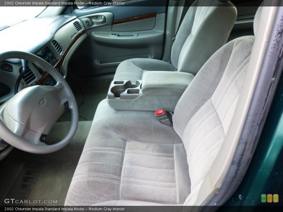 Medium Gray Interior Front Seat for the 2002 Chevrolet Impala  #77607724