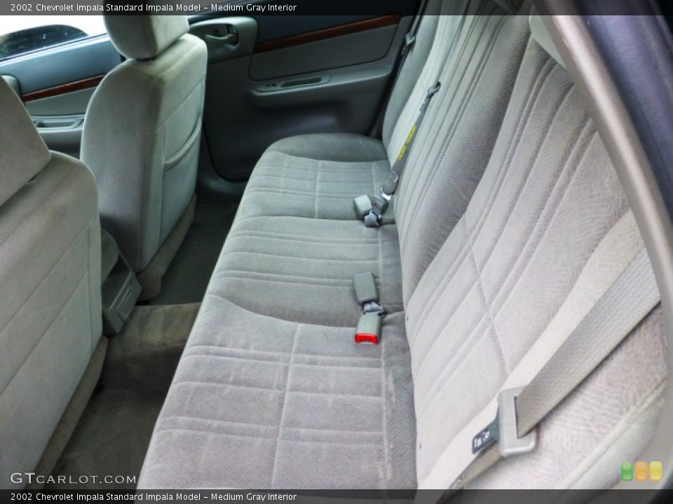Medium Gray Interior Rear Seat for the 2002 Chevrolet Impala  #77607732