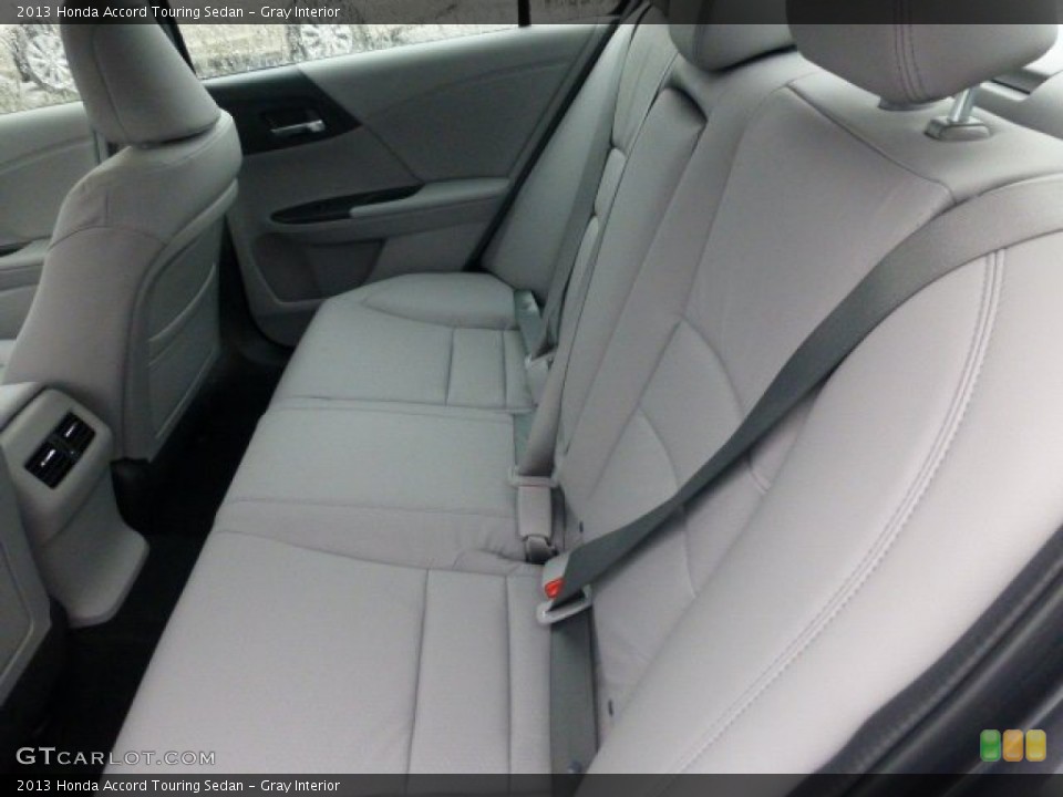 Gray Interior Rear Seat for the 2013 Honda Accord Touring Sedan #77607858