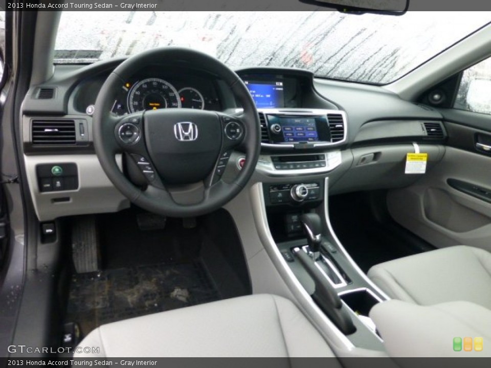 Gray Interior Prime Interior for the 2013 Honda Accord Touring Sedan #77607867
