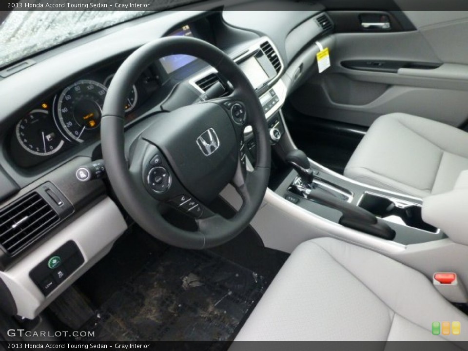 Gray Interior Prime Interior for the 2013 Honda Accord Touring Sedan #77607900